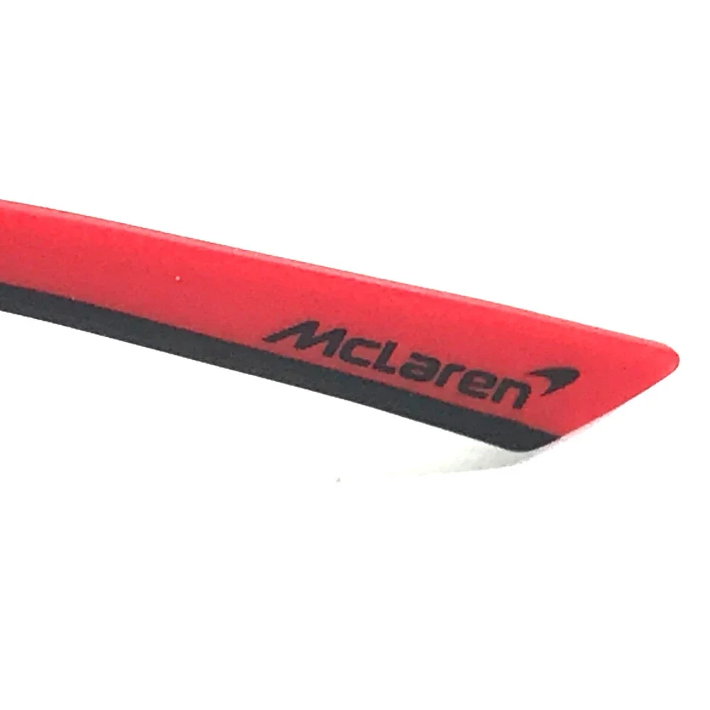 McLaren Eyeglasses Frames MLOP-98O11A C01 Matte Black Red Asian Fit 55-19-143